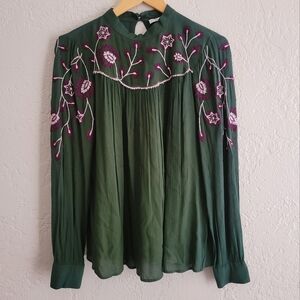 Parker Embroidered Blouse Small